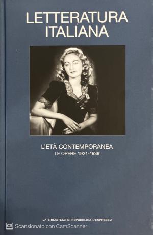 LETTERATURA ITALIANA.L'ETA' CONTEMPORANEA. VOLUME 15
